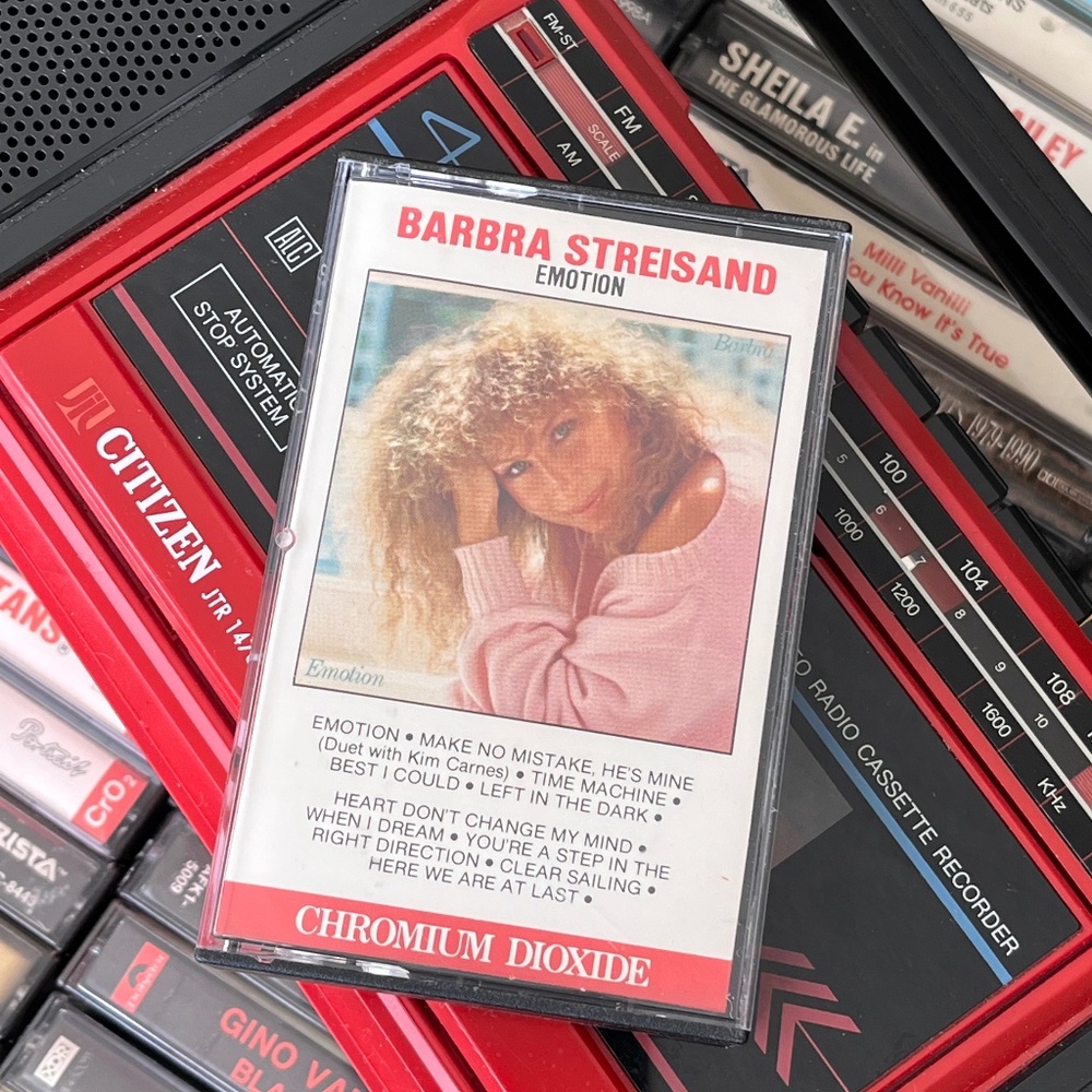 Vintage 1984 Barbra Streisand Emotion Cassette Tape